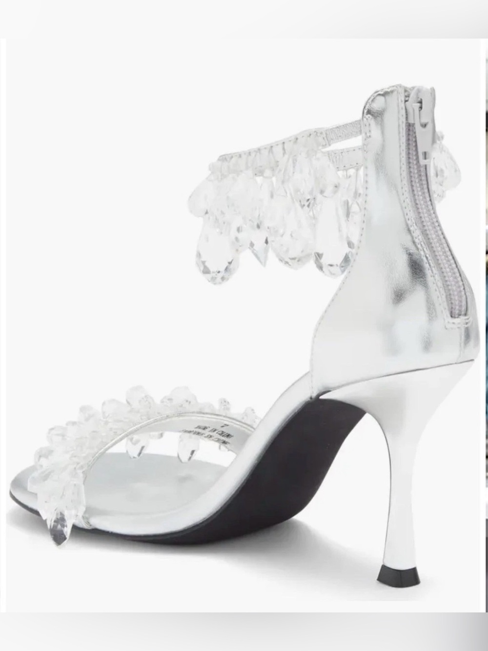 Jeffrey Campbell Crystal Ankle Strap Sandal ( Women) Size 6 Brand New - Picture 2 of 6